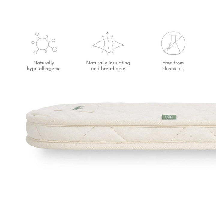 The Little Green Sheep Twist Natural Cot Bed Mattress 77x132cm-Mattresses- | Natural Baby Shower