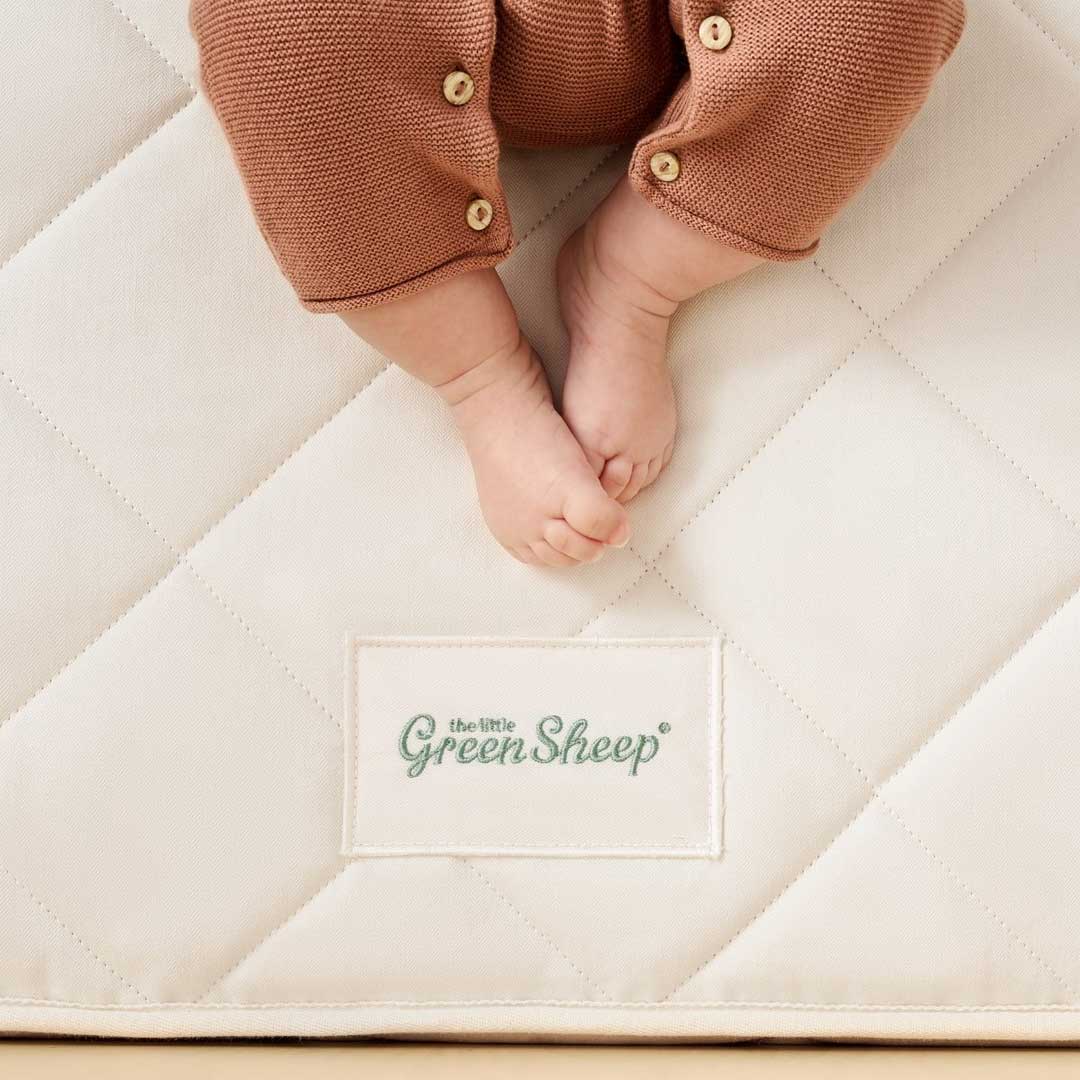 The Little Green Sheep Twist Natural Cot Bed Mattress 70x140cm Natural Baby Shower