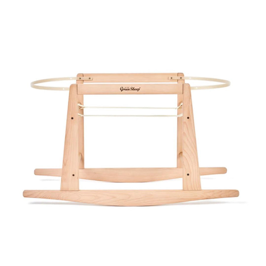The Little Green Sheep Rocking Moses Basket Stand - Natural-Moses Basket Stands- | Natural Baby Shower