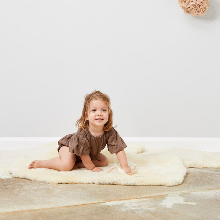 The Little Green Sheep Sheepskin Rug - Merino-Rugs- | Natural Baby Shower