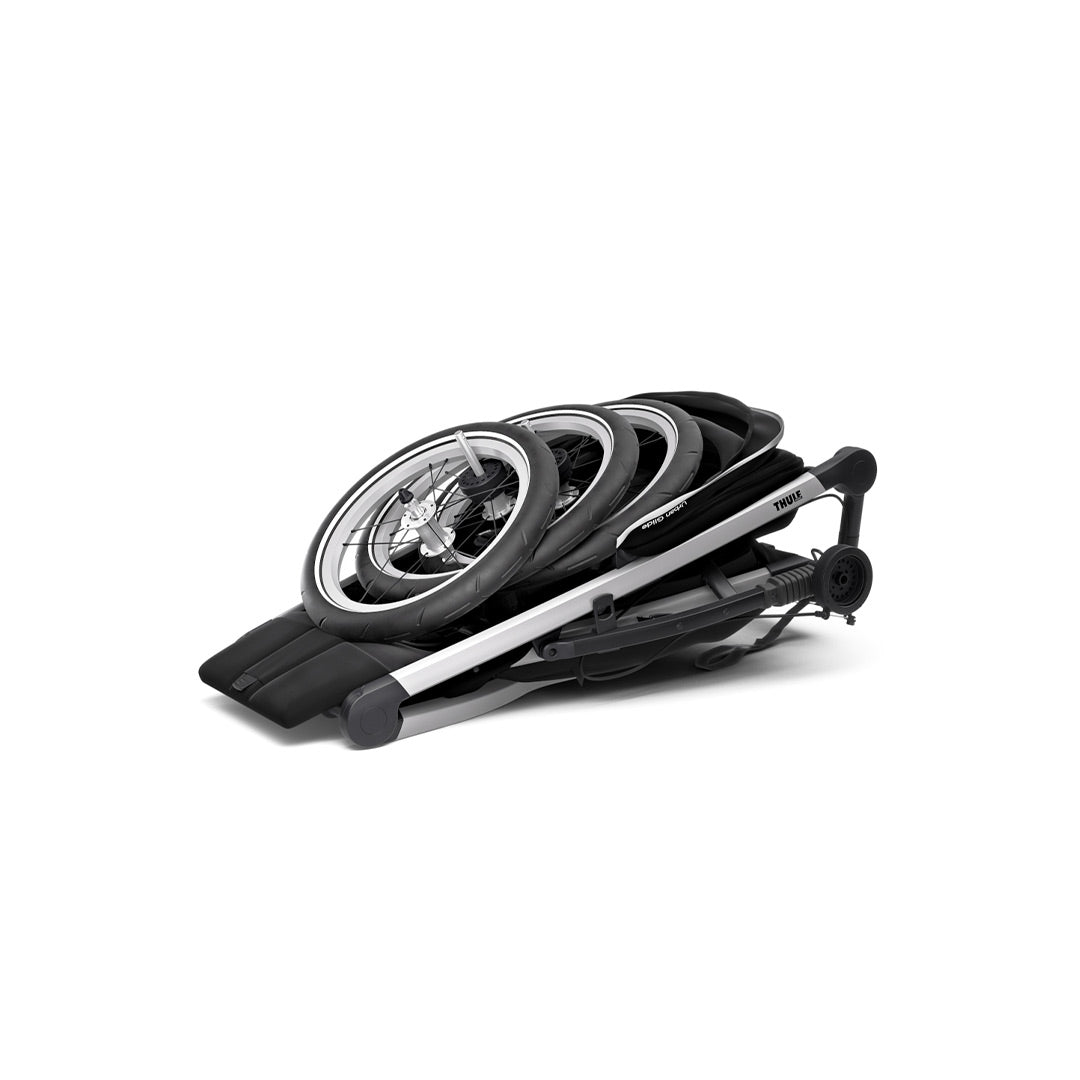 Thule Glide 2 - Jet Black-Strollers- | Natural Baby Shower