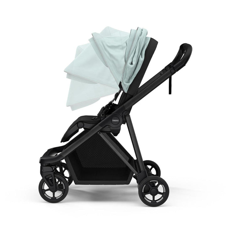 Thule Shine Pushchair - Black/Alaska Blue-Strollers- | Natural Baby Shower