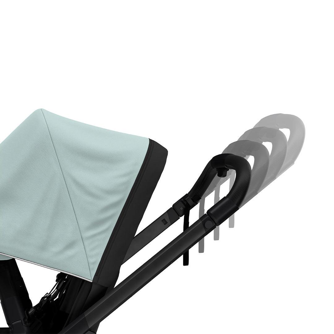 Thule Shine Pushchair - Black/Alaska Blue-Strollers- | Natural Baby Shower