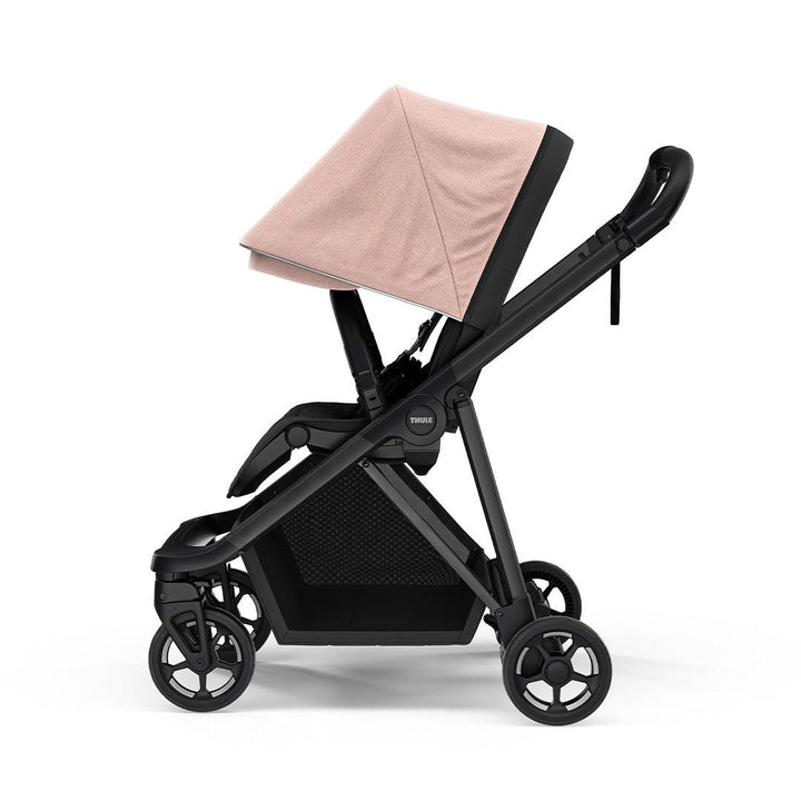 Thule Shine Pushchair - Black/Misty Rose-Strollers- | Natural Baby Shower
