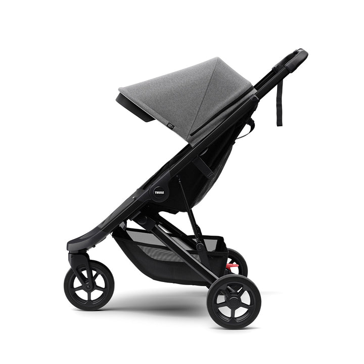 Thule Spring City Complete Pushchair - Grey Melange-Strollers-Aluminium- | Natural Baby Shower