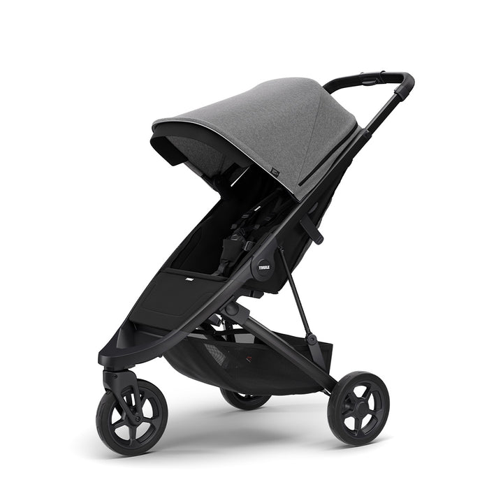 Thule Spring City Complete Pushchair - Grey Melange-Strollers-Black- | Natural Baby Shower
