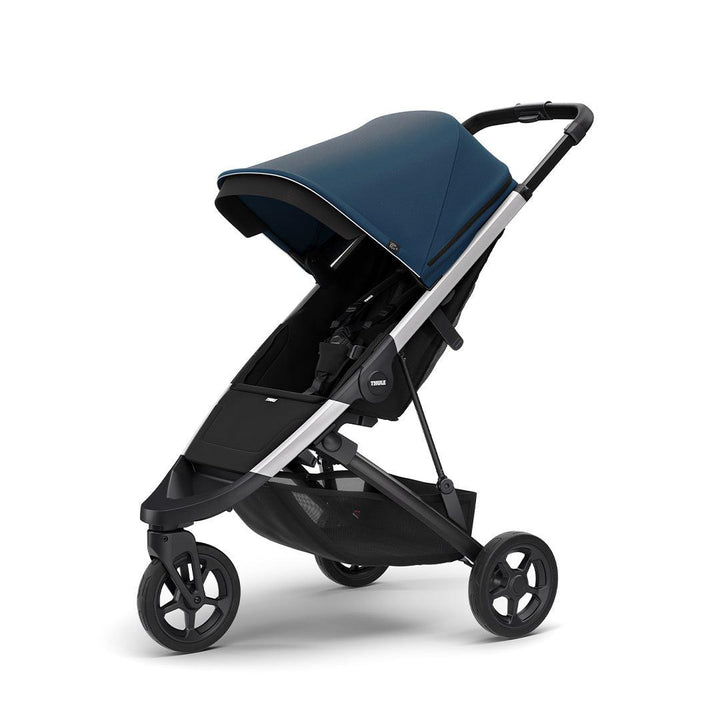 Thule Spring City Complete Pushchair - Majolica Blue-Strollers-Aluminium- | Natural Baby Shower