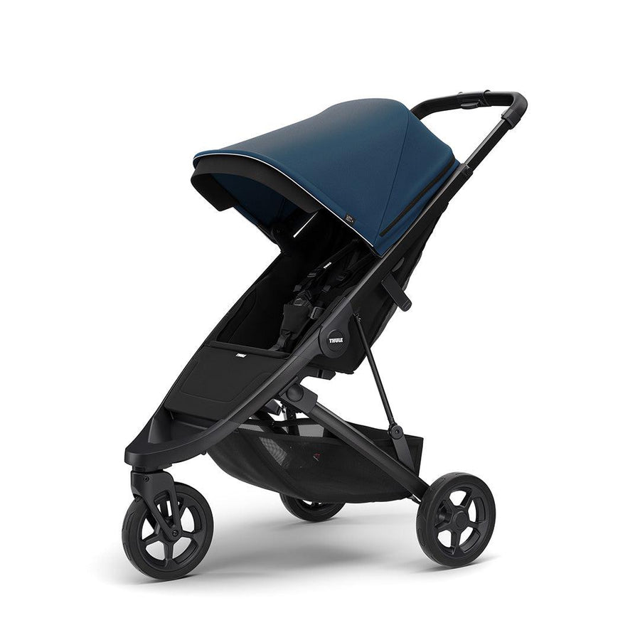 Thule Spring City Complete Pushchair - Majolica Blue-Strollers-Black- | Natural Baby Shower