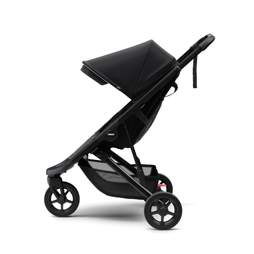 Thule Spring City Complete Pushchair - Midnight Black-Strollers-Aluminium- | Natural Baby Shower