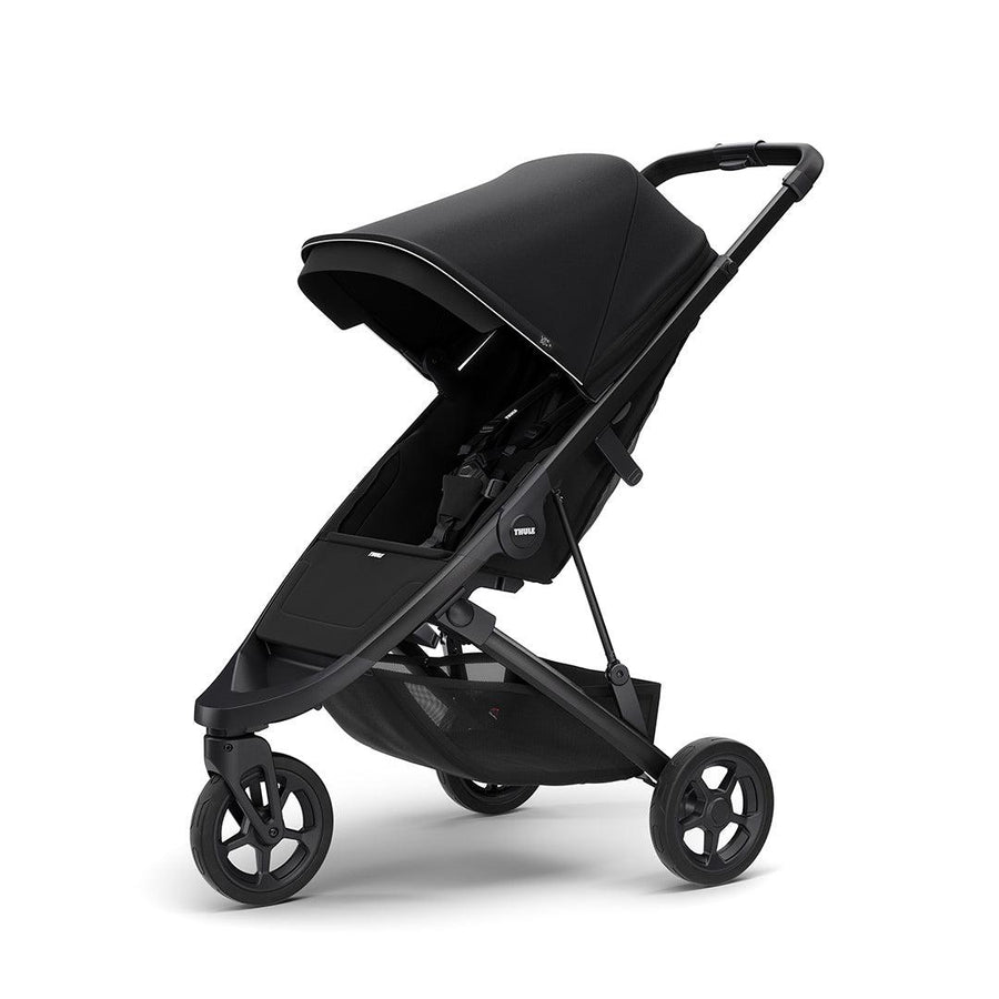 Thule Spring City Complete Pushchair - Midnight Black-Strollers-Black- | Natural Baby Shower
