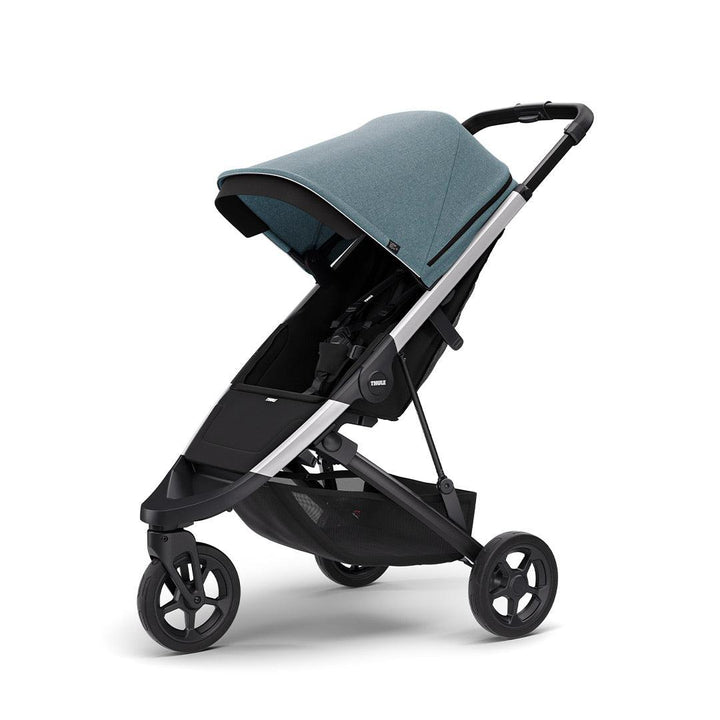 Thule Spring City Complete Pushchair - Teal Melange-Strollers-Aluminium- | Natural Baby Shower