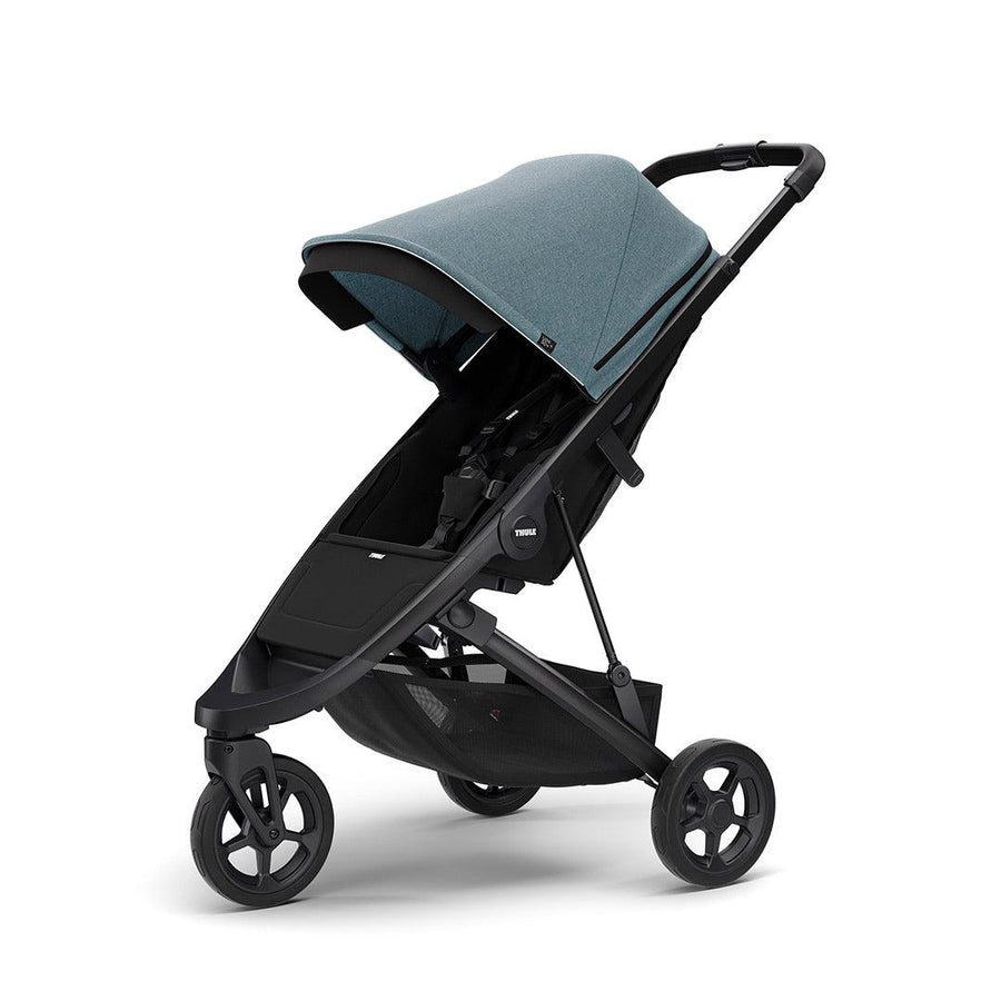 Thule Spring City Complete Pushchair - Teal Melange-Strollers-Black- | Natural Baby Shower