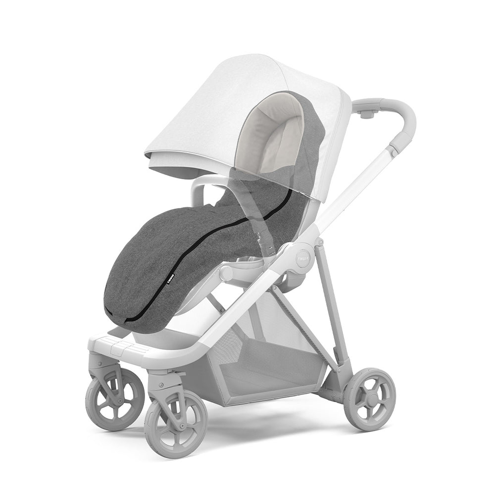 Thule Stroller Footmuff - Grey Melange-Footmuffs- | Natural Baby Shower