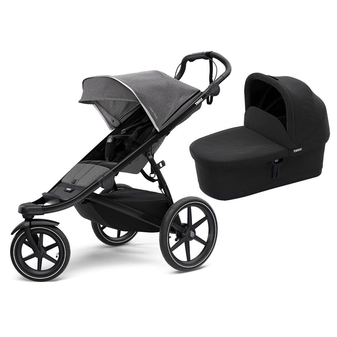 Thule Urban Glide 2 - Grey Melange-Strollers-Urban Glide Bassinet- | Natural Baby Shower