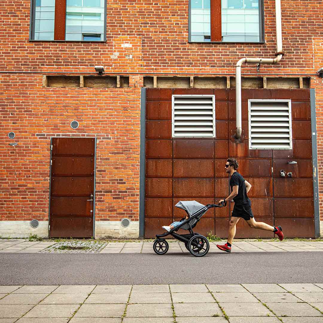 Thule Urban Glide 2 - Grey Melange-Strollers-Urban Glide Bassinet- | Natural Baby Shower