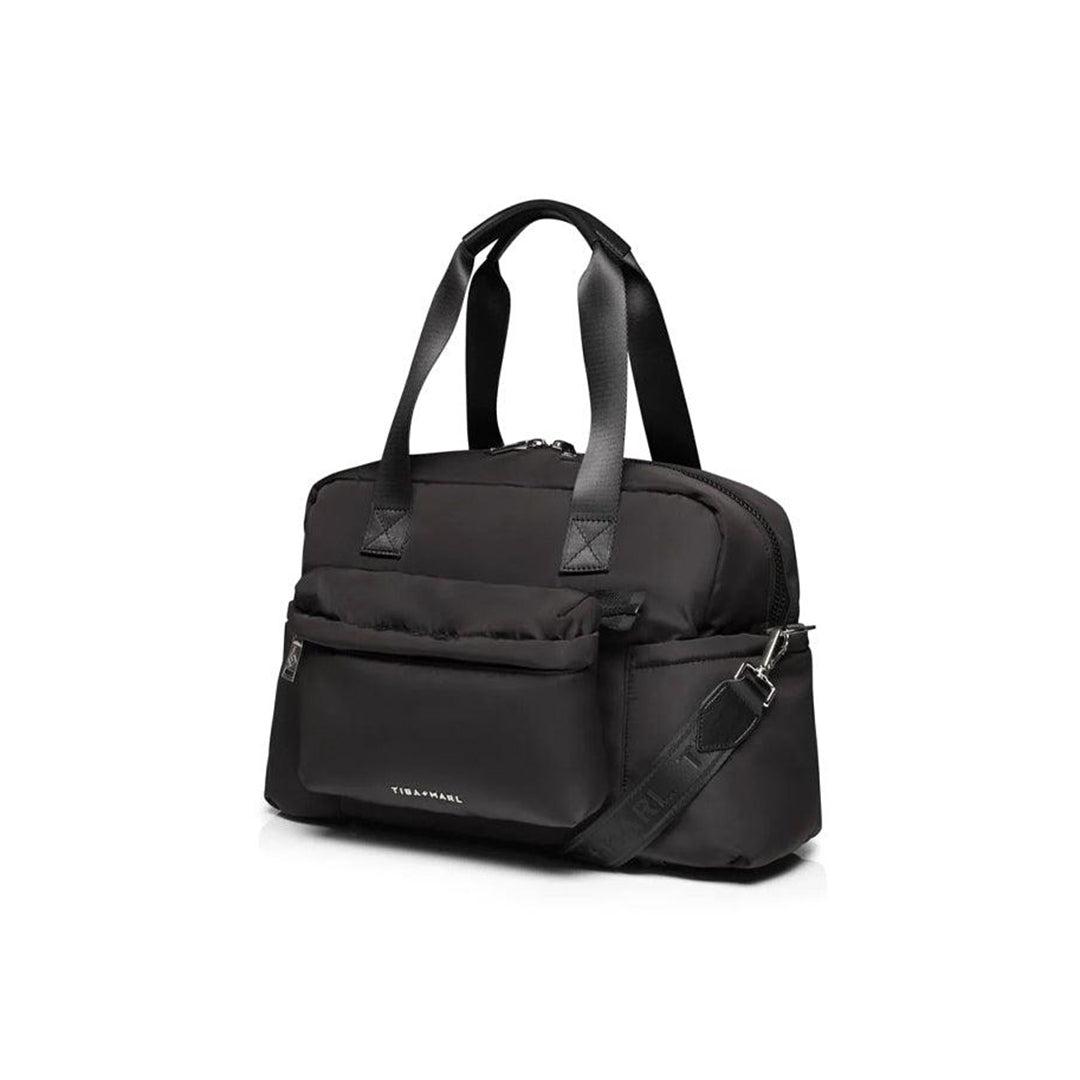 Tiba + Marl Phoenix Holdall Eco Nylon - Black-Changing Bags-Black- | Natural Baby Shower