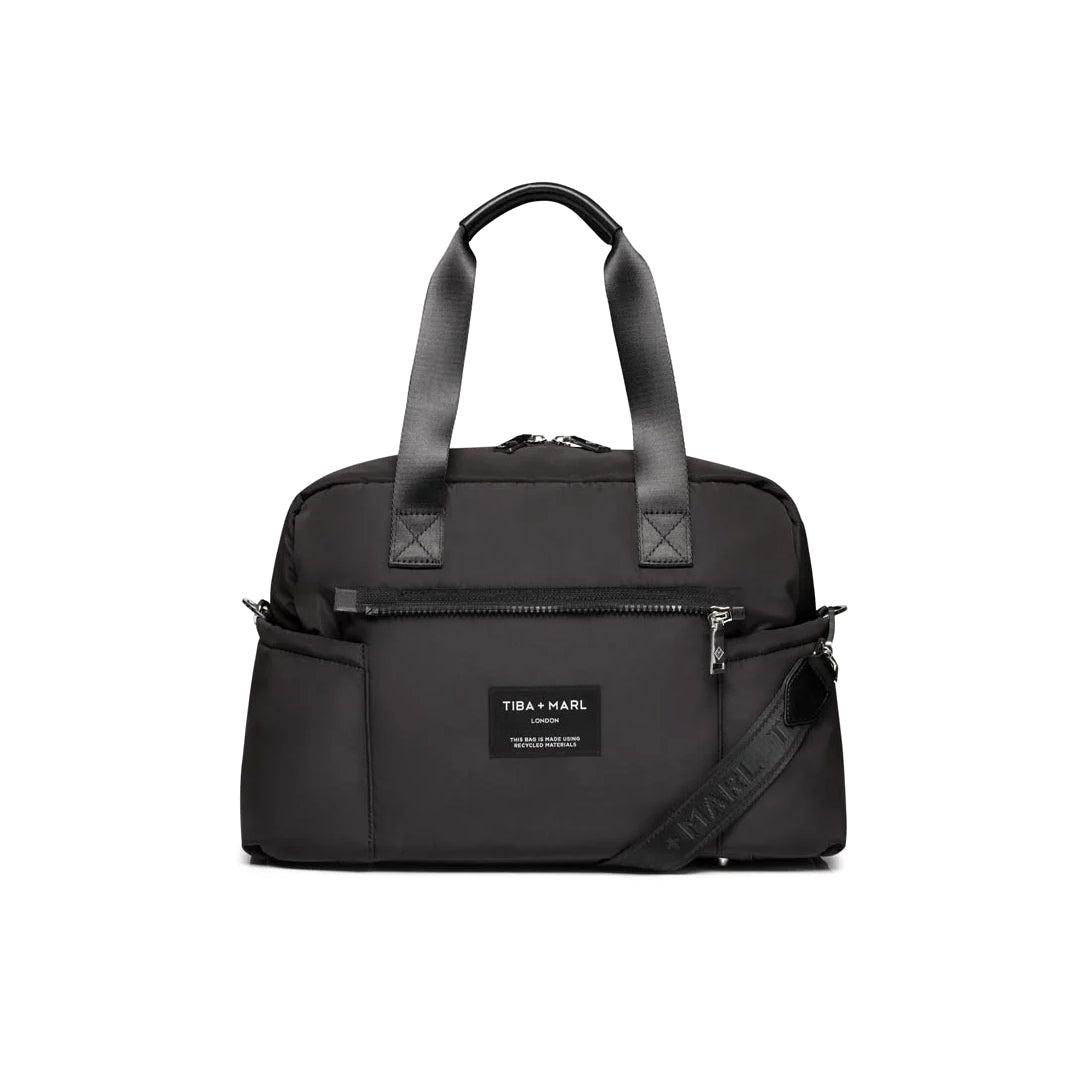 Tiba + Marl Phoenix Holdall Eco Nylon - Black-Changing Bags-Black- | Natural Baby Shower