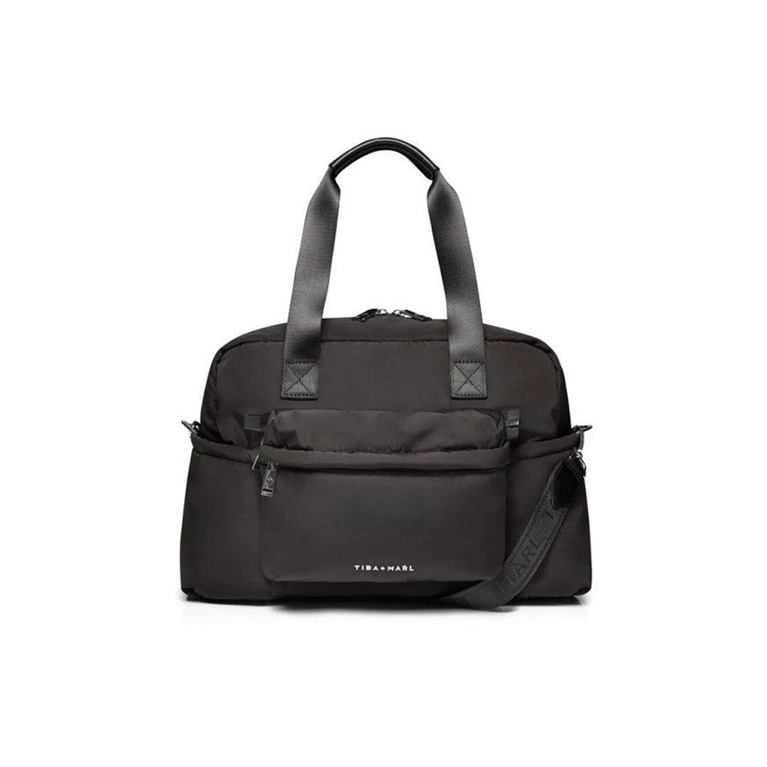 Tiba + Marl Phoenix Holdall Eco Nylon - Black-Changing Bags-Black- | Natural Baby Shower