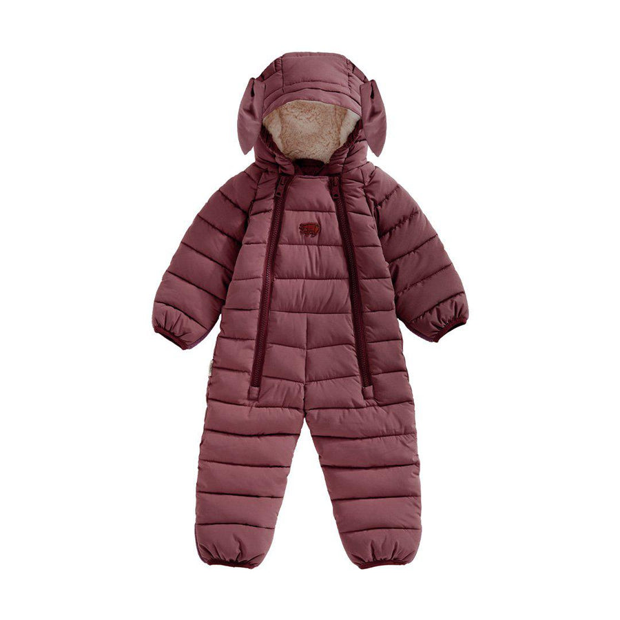 TOASTIE Eco-Fill Onesie - Berry + Black Cherry-Snowsuits-Berry + Black Cherry-0-6m | Natural Baby Shower