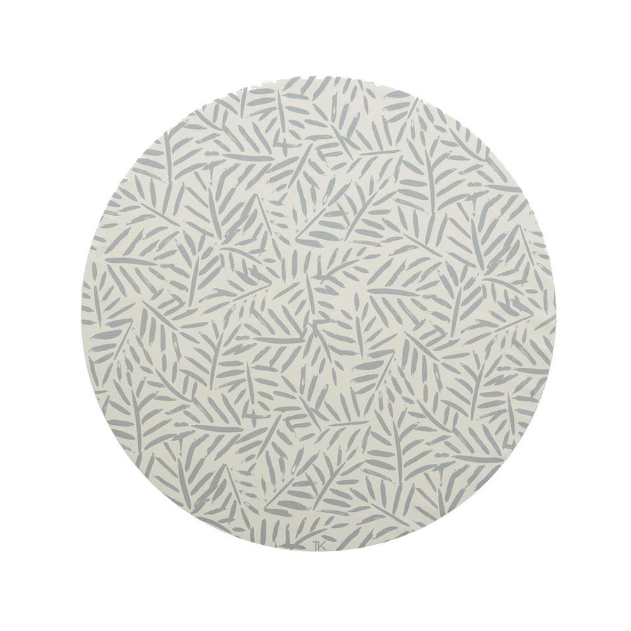 Toddlekind Leaves Highchair Splat Mat - Stone-Weaning Mats- | Natural Baby Shower