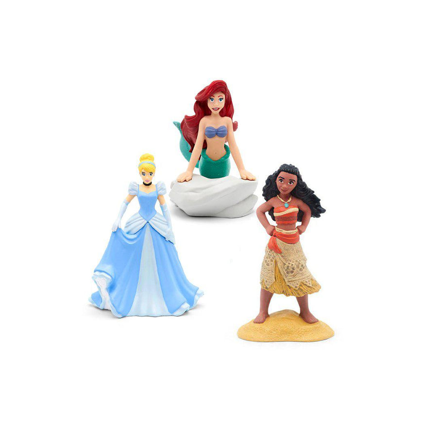Tonies Disney Bundle - Cinderella, The Little Mermaid, + Moana-Audio Player Cards + Characters- | Natural Baby Shower