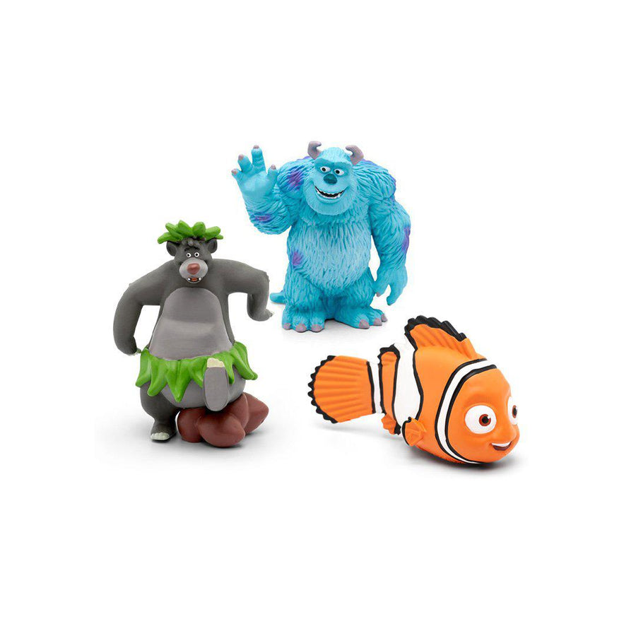 Tonies Disney Bundle - Jungle Book, Monsters Inc, + Finding Nemo-Audio Player Cards + Characters- | Natural Baby Shower