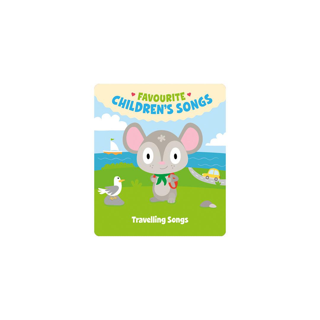 Tonies - Favourite Children's Songs - Travelling Songs-Audio Player Cards + Characters- | Natural Baby Shower