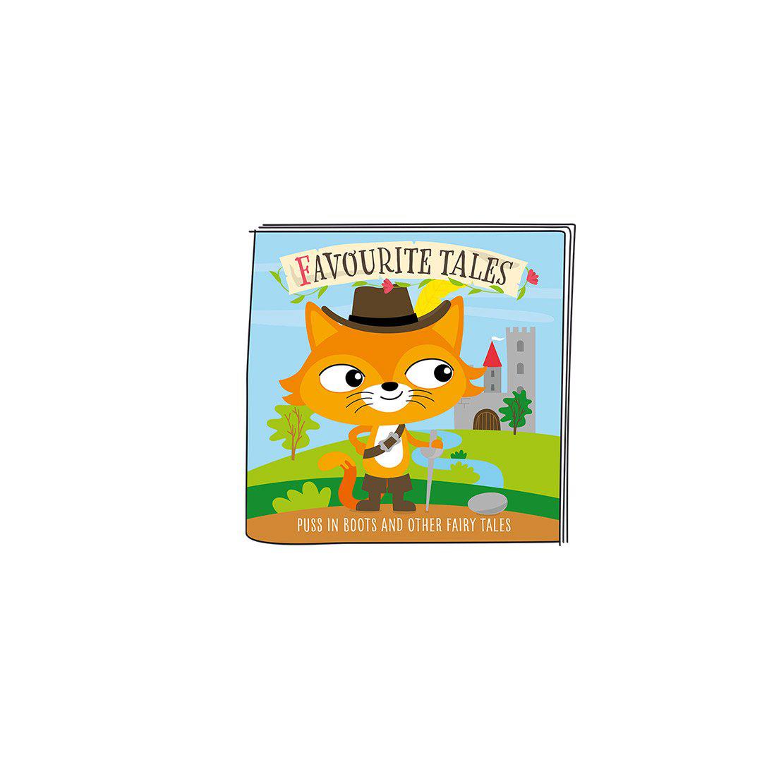 Tonies Favourite Tales - Puss in Boots + Other Fairy Tales-Audio Player Cards + Characters- | Natural Baby Shower