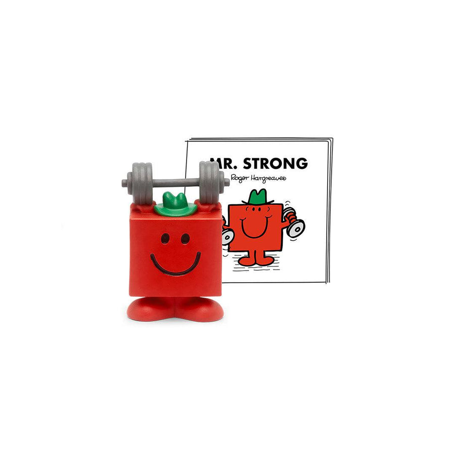 Tonies Mr Men + Little Miss - Mr Strong-Audio Player Cards + Characters- | Natural Baby Shower