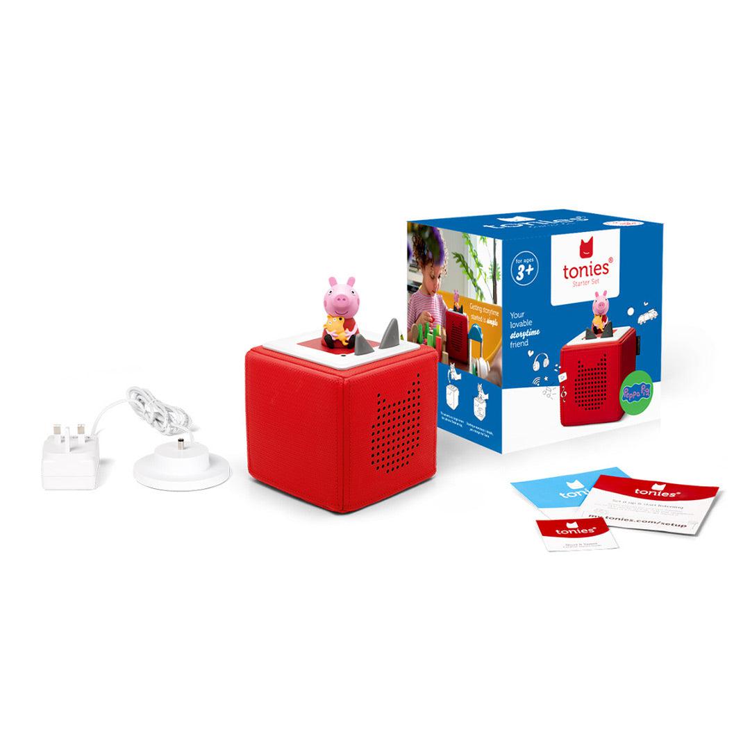 Tonies - Peppa Pig Starter Set - Red-Audio Players- | Natural Baby Shower