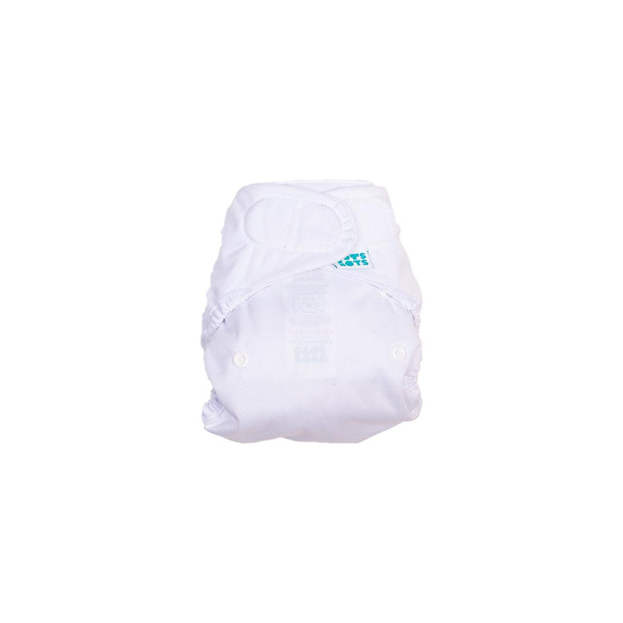 TotsBots Bamboozle Wrap [2023] - White-Nappies-White-Size 1 | Natural Baby Shower