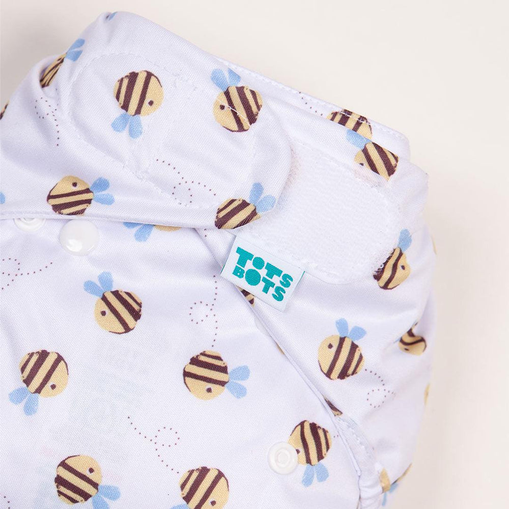 TotsBots Bamboozle Wrap [2023] - Buzzy Bees-Nappies-Buzzy Bees-Size 1 | Natural Baby Shower