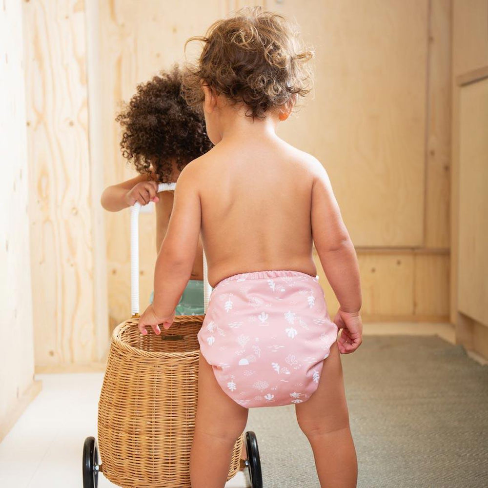 TotsBots Bamboozle Wrap [2023] - Shoreline-Nappies-Shoreline-Size 1 | Natural Baby Shower