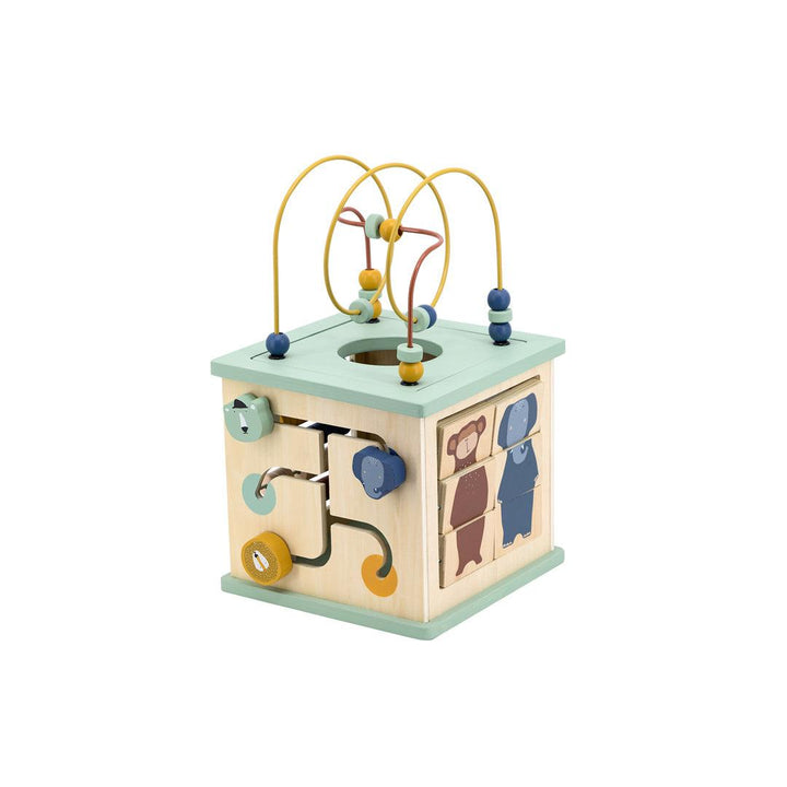 Trixie Wooden 5-In-1 Activity Cube-Activity Cubes- | Natural Baby Shower