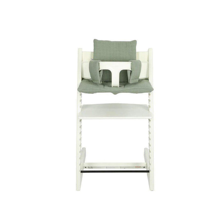 Trixie Highchair Cushion - Stokke Tripp Trapp - Bliss Olive-Highchair Accessories- | Natural Baby Shower