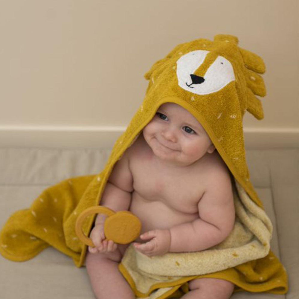 Trixie Hooded Towel - Mr Lion-Bath Towels- | Natural Baby Shower