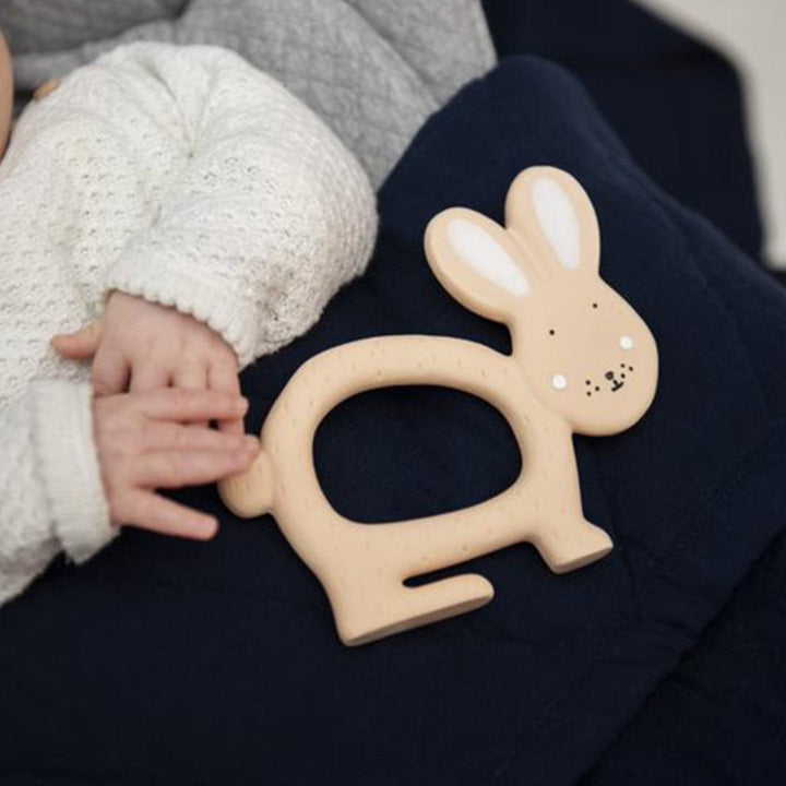 Trixie Natural Rubber Grasping Toy - Mrs Rabbit-Teethers- | Natural Baby Shower