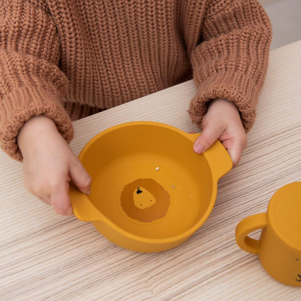 Trixie Silicone Bowl - Mr Lion-Bowls- | Natural Baby Shower
