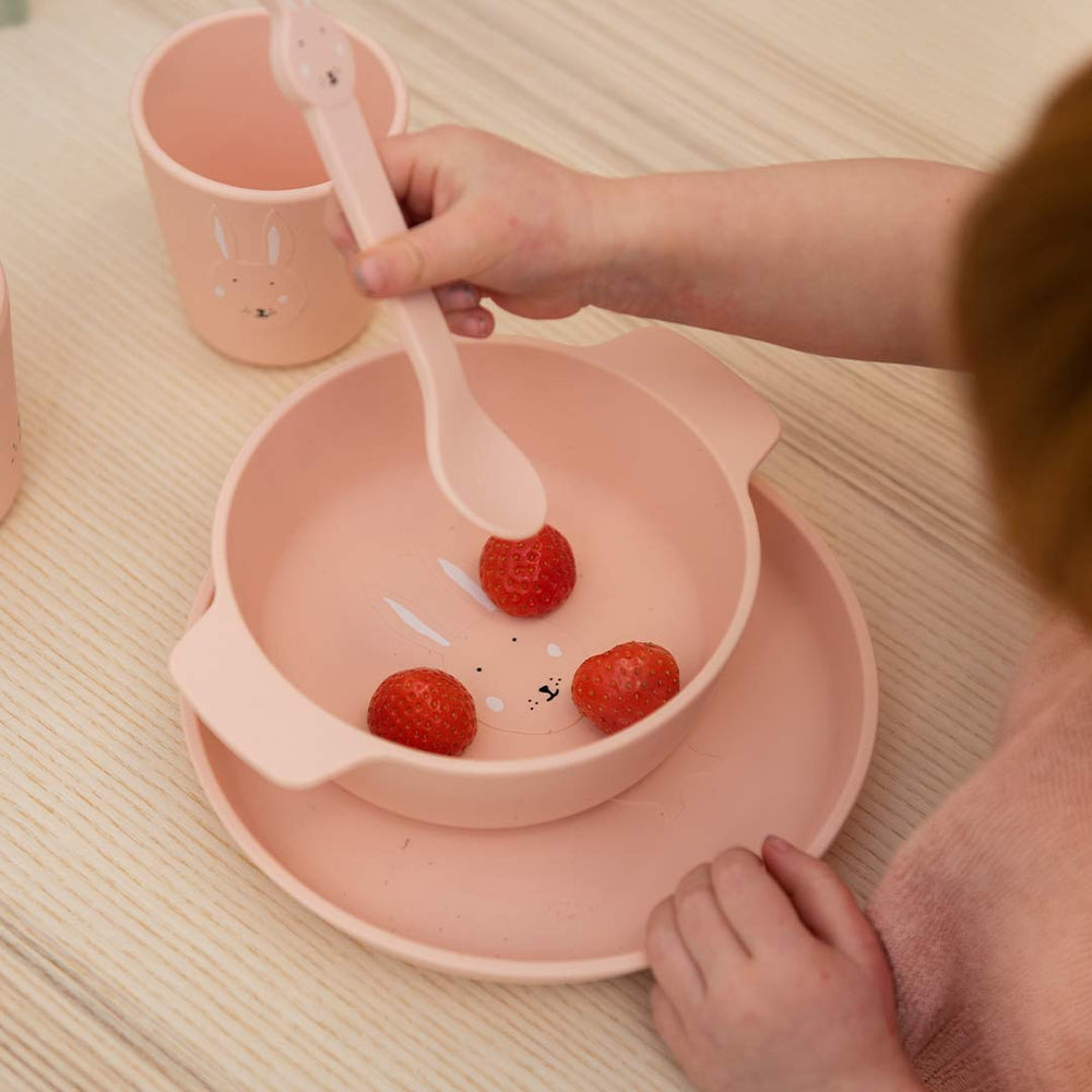 Trixie Silicone Bowl - Mrs Rabbit-Bowls- | Natural Baby Shower