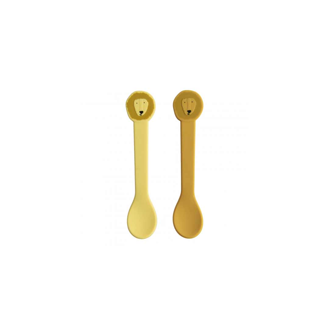 Trixie Silicone Spoons - Mr Lion - 2 Pack-Cutlery- | Natural Baby Shower