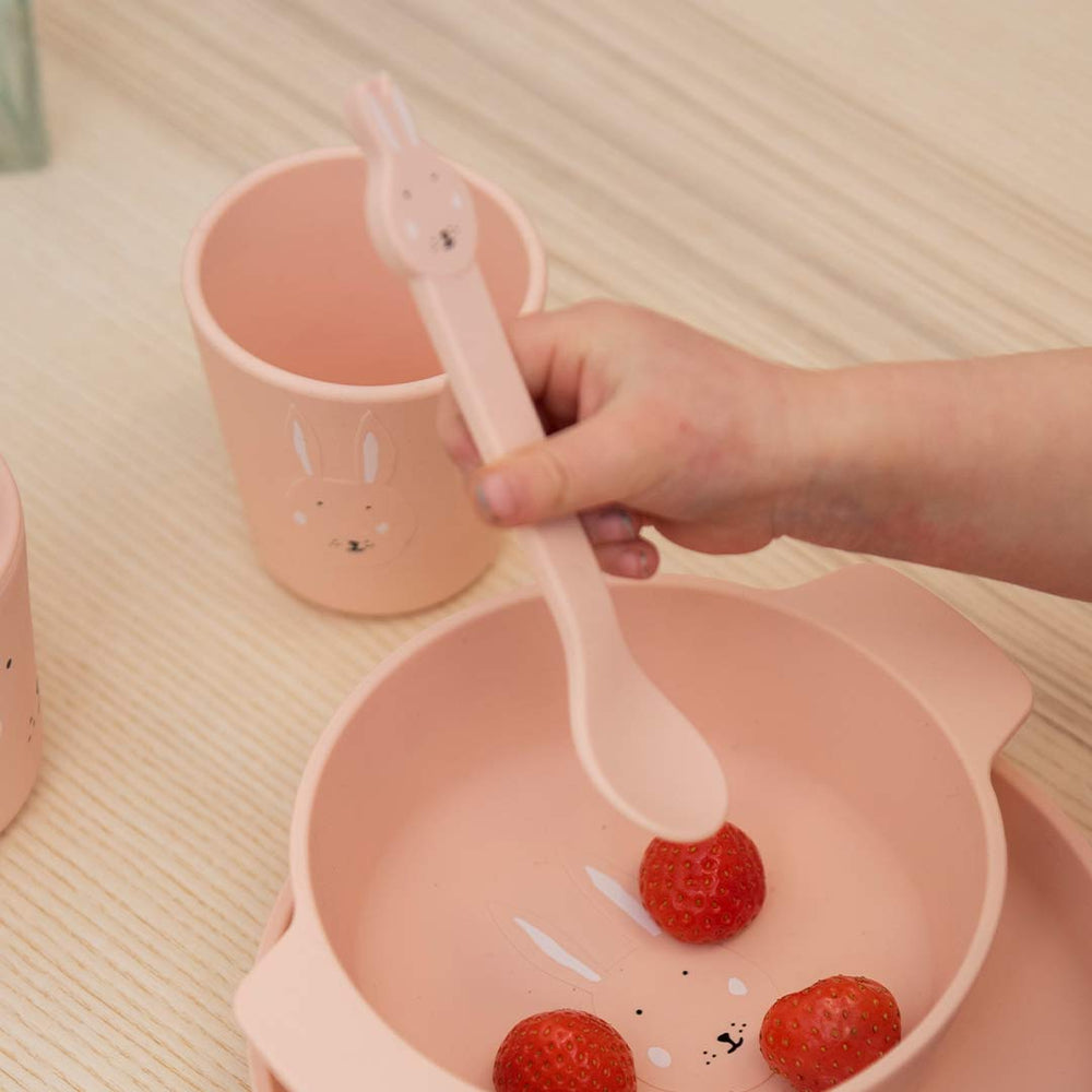 Trixie Silicone Spoons - Mrs Rabbit - 2 Pack-Cutlery- | Natural Baby Shower