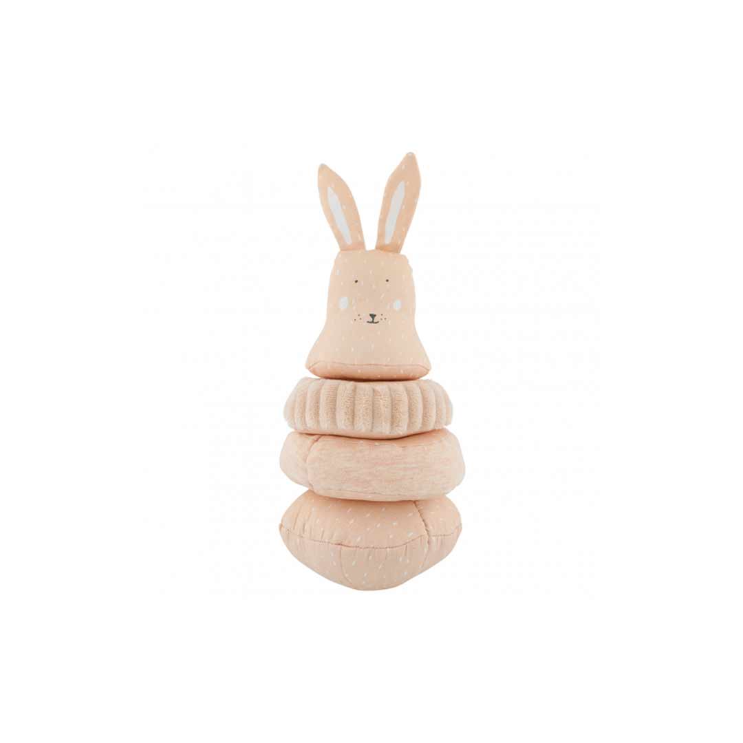 Trixie Soft Wobbly Stacking Animal - Mrs Rabbit-Stacking Toys- | Natural Baby Shower