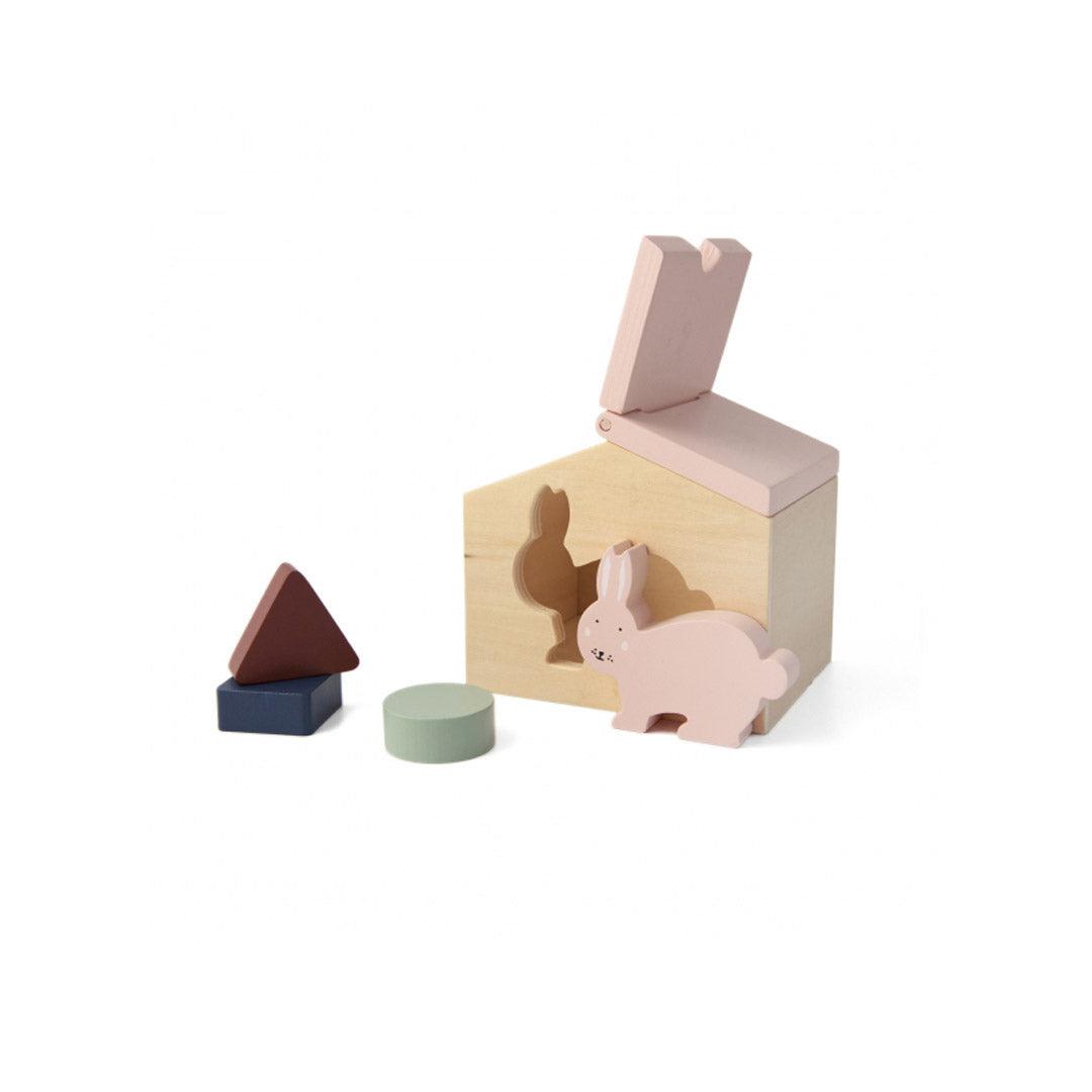 Trixie Wooden House - Mrs Rabbit-Shape Sorters- | Natural Baby Shower