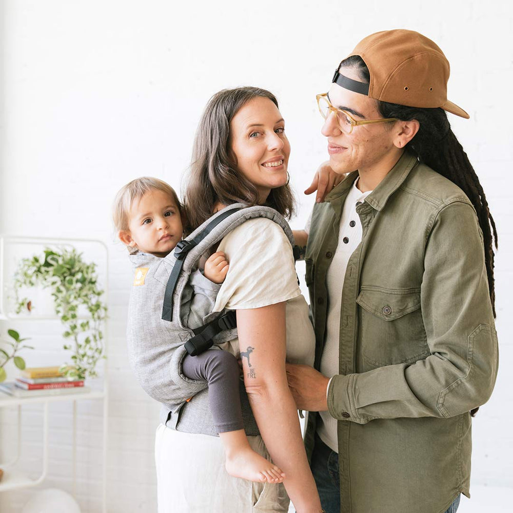 Tula Free-to-Grow Baby Carrier - Linen Ash-Baby Carriers-Ash- | Natural Baby Shower