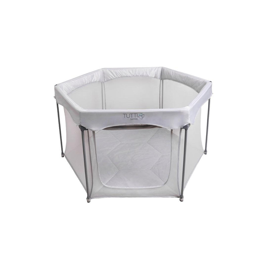 Tutti Bambini Hexa Playpen - Grey-Play Gym Toys-Grey- | Natural Baby Shower