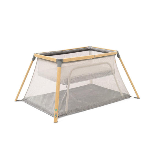 Tutti Bambini CoZee Go - Oak / Charcoal-Travel Cots-Oak / Charcoal- | Natural Baby Shower