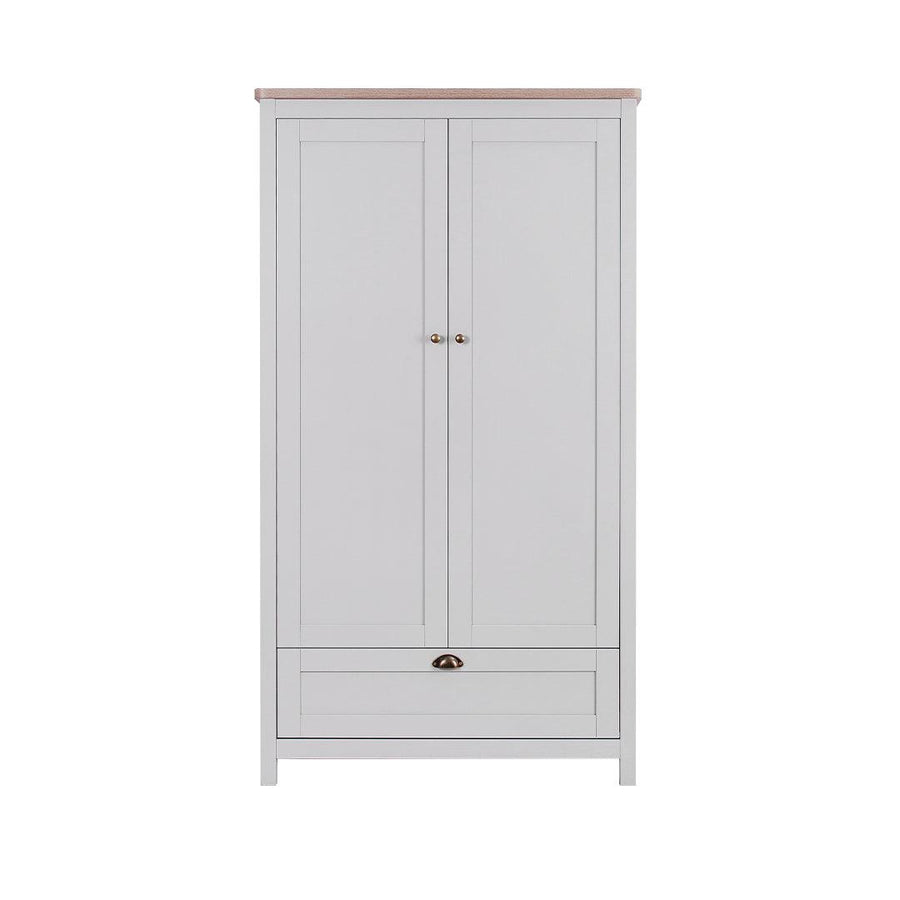 Tutti Bambini Verona Wardrobe - Dove Grey/Oak-Wardrobes-Dove Grey/Oak- | Natural Baby Shower