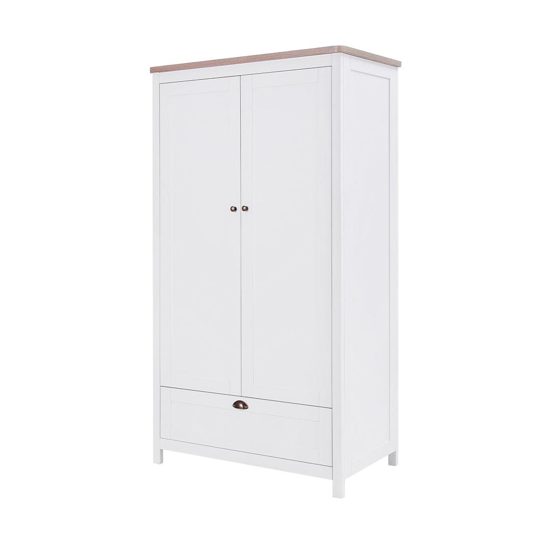 Tutti Bambini Verona Wardrobe - White/Oak-Wardrobes-White/Oak- | Natural Baby Shower