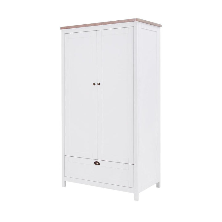 Tutti Bambini Verona Wardrobe - White/Oak-Wardrobes-White/Oak- | Natural Baby Shower