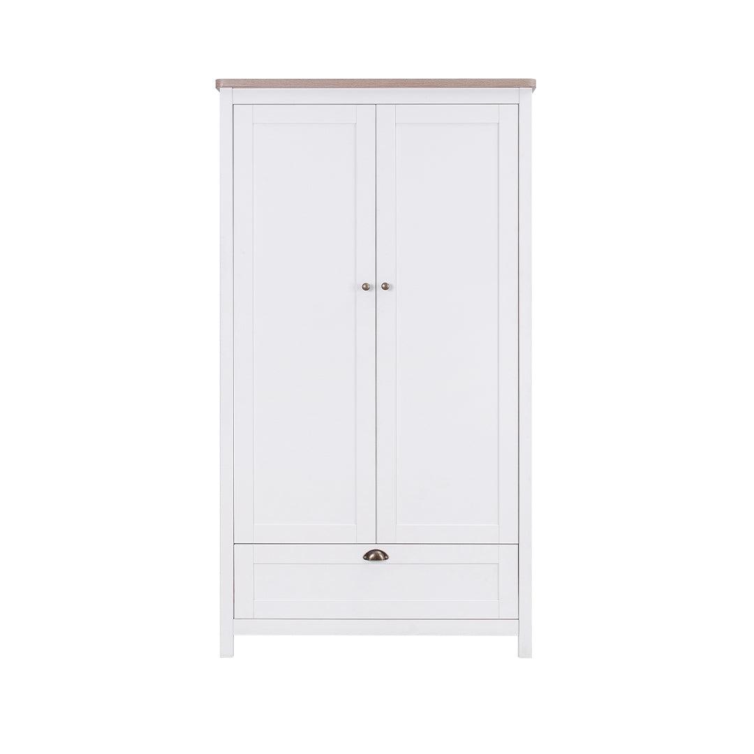 Tutti Bambini Verona Wardrobe - White/Oak-Wardrobes-White/Oak- | Natural Baby Shower